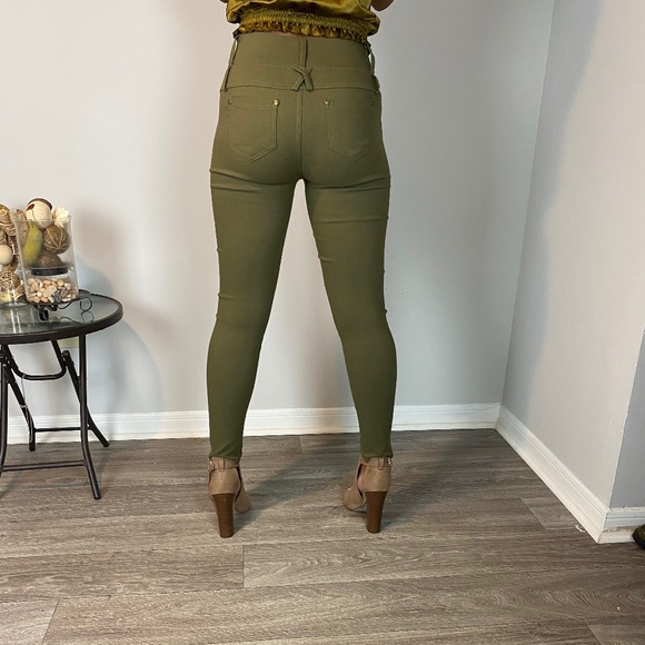 Indero olive green pants waist - Picture 2 of 2